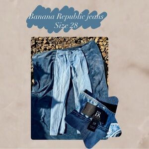 Banana Republic Sky Blue Denim Pants